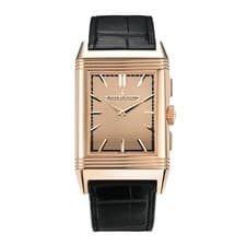 Jaeger-Lecoultre Reverso Tribute Chronograph Watch 49MM Pink Gold Index Hour ...