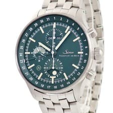 SINN 3006 Automatic Men's Green Hunting Watch Case Size 44mm Steel Watch #HD363