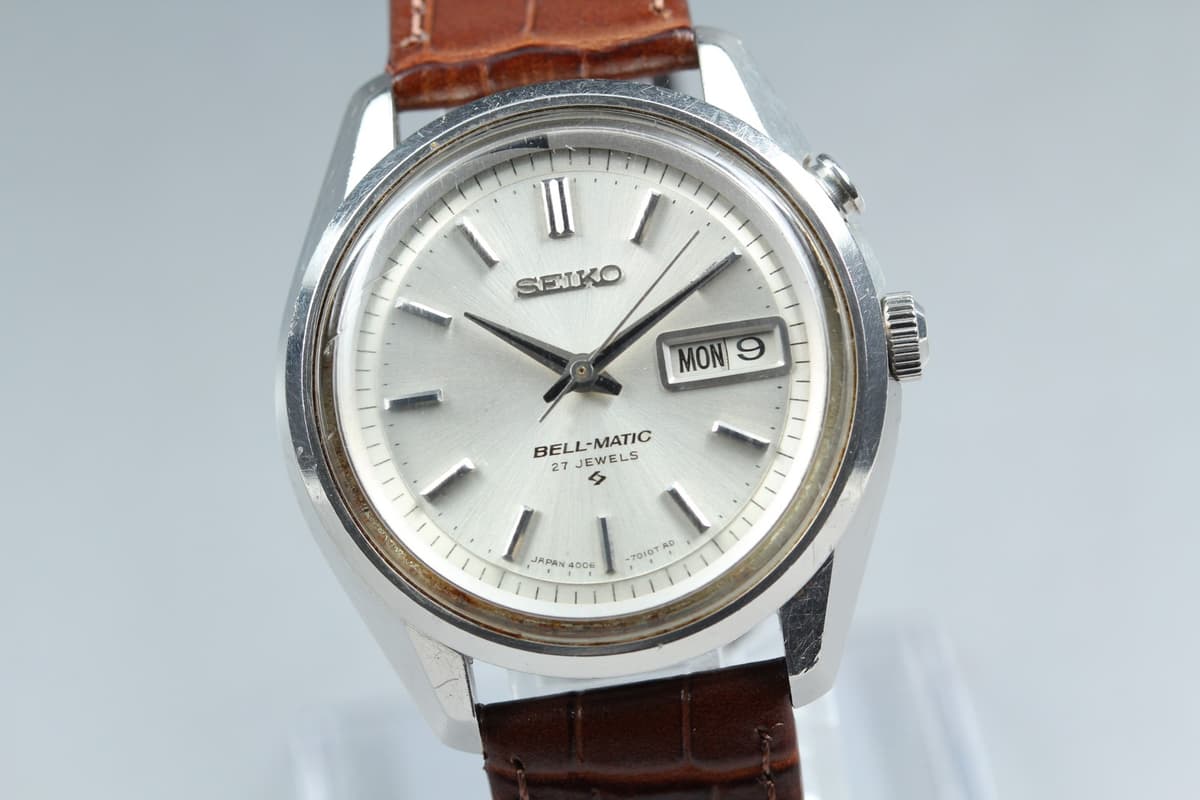 [Exc+5] Vintage Seiko Bell Matic 4006-7010 Automatic Men's Watch From JAPAN