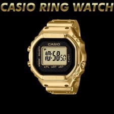 CASIO RING WATCH CRW-001G-9JR Gold New