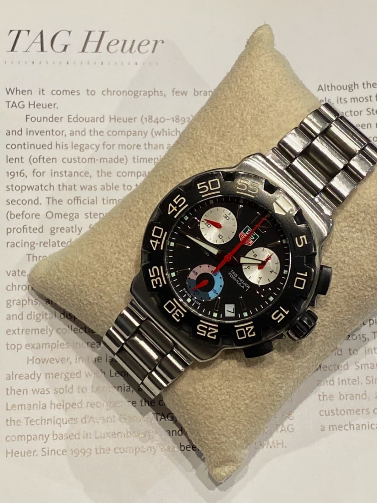 Tag Heuer Professional 200m ref CAC1110-0 Formula 1 Chronograph 40mm Mens' Watch