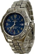 Breitling Superocean A17040 Blue Dial 41mm Automatic Mens Watch Excellent A6397