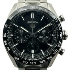 TAG HEUER Carrera Calibre Hoyere CBN2A1B.BA0643 Black Stainless Steel #OK1241