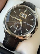 Citizen Big Date Eco-Drive Solar Mens Watch 40mm