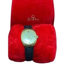 OMEGA Seamaster COSMIC Ladies Manual Analog Watch w/ Signed Buckle Case Vintage