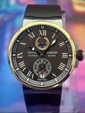Ulysse Nardin Maxi Marine 265-67 43MM, Chocolate dial w/ Rose Gold Bezel