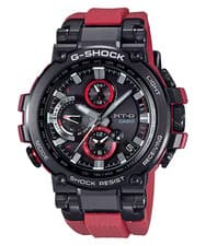 Casio G-SHOCK MT-G Bluetooth Solar Triple G Resist MTGB1000B-1A4 Black/Red