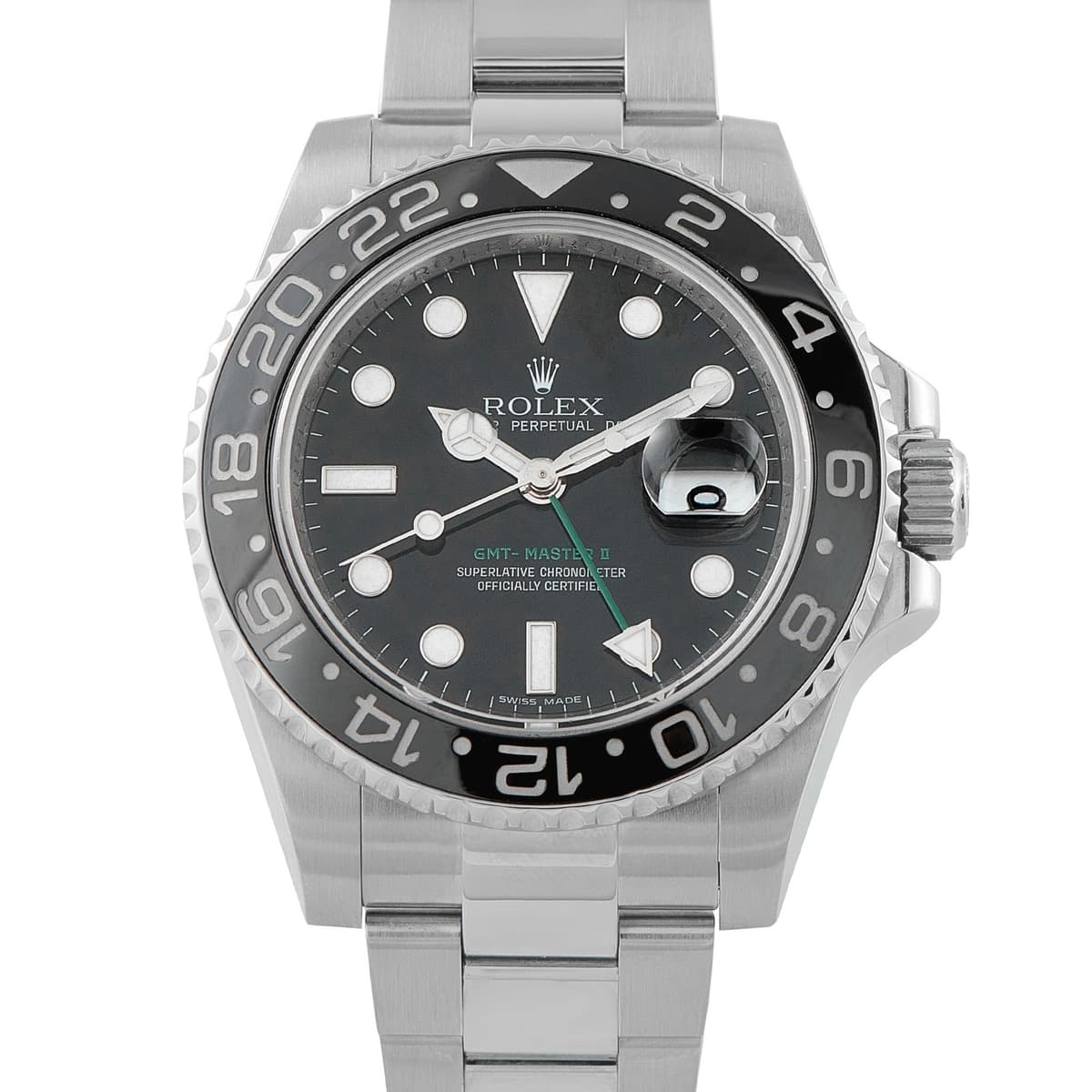 Rolex GMT-Master II Steel Oyster Watch 116710LN