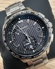 SEIKO BRIGHTZ 8B54-0AW0 Solar Radio Wave Watch 1.6in Case 7.3in Wrist Working