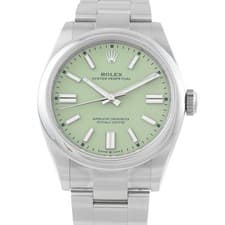 Rolex Oyster Perpetual 36 Pistachio Dial Steel Watch 126000