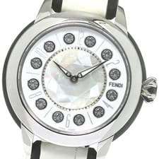 FENDI 12100S Eye Shine Quartz Women's Watch From Japan G0418