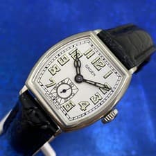 Vintage 1930’s Man’s GRUEN Guld Stunning Silver Dial Fully Serviced & WARRANTY