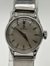 Omega Lady Manual Winding 2510-22 Cal.244 Silver Dial Used
