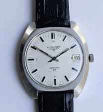 Vintage Longines Admiral HF Hand-Winding Men's Watch Olympic Games 1972