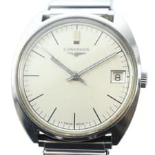 Longines Watch Vintage Antique Watch Manual Winding with Calendar Date Silver