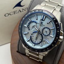 MINT [GPS Hybrid Solar] CASIO OCEANUS OCW-G1200-2AJF Blue Titanium 20cm