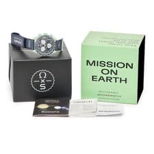 OMEGA x Swatch “Mission on Earth” SO33G100 Bioceramic Navy x Light Green Box
