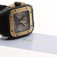 CARTIER SANTOS 100 W2020004 41mm K18PG Titanium Chronograph Automatic Date #C045