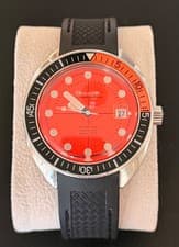 Bulova Devil Diver Automatic Orange Dial Men's Watch 96B350