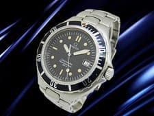 OMEGA Watch Seamaster PRE BOND Black Dial Stainless Steel Quartz 38mm