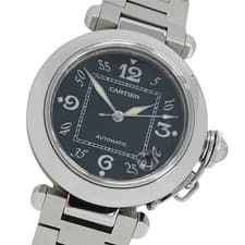 Cartier Pasha C Date Automatic Watch for Boys, Stainless Steel (SS) W31043M7,