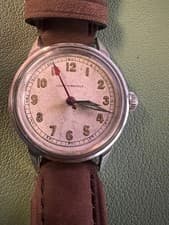 Vintage 1948 Girard-Perregaux "Post-War" Field Watch – Inscribed & Running