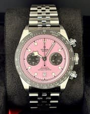Tudor Black Bay Chrono Miami Pink M79360N-0019 - Unworn Nov 2025