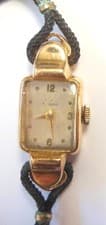 Girard Perregaux Solid 14K Yellow Gold Case Vintage Ladies Wrist Watch 17J