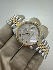 1986 Rolex Datejust 36mm Steel Gold Automatic Anniversary Dial Jubilee 16013