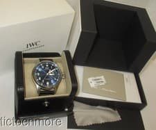 IWC AUTOMATIC BIG PILOT LA PETITE PRINCE WATCH BLUE DIAL IW201002 46mm