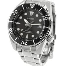 Seiko Prospex Diver Sumo Automatic Watch 6R35 00A0 Black Mens wrist 18cm