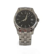 HAMILTON Quartz Analog Watch Stainless Steel H324110 Black SLV Luxury