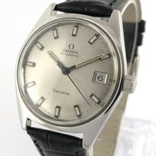 EXCELLENT OMEGA GENEVE 166.041 AUTOMATIC QUICKSET DATE VINTAGE ORIGINAL DIAL