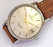 17 JEWELS SWISS MADE OMEGA SEMASTER 600 MEN'S WIND UP VINTAGE WATCH