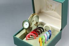 GUCCI Change Bezel 11/12.2 12 Colors White Dial Quartz Women's Watch w/Box