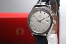 [Exc+5 w/Box] Vintage OMEGA MAISON FONDEE EN 1848 Silver Automatic Men's Watch