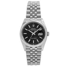 Rolex Datejust 36 126200 bright black/bar Dial
