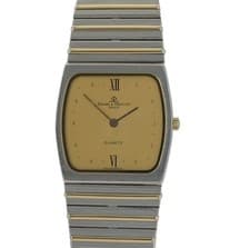 Baume & Mercier 5738 Gold & Steel 26mm Ladies Quartz Watch + Box & Papers