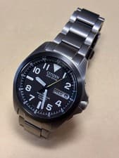 Citizen Promaster Land PMD56 2952 Wristwatch Eco Drive Titanium Black