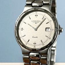 Longines Conquest SS Men's Watch Working Good Condition From Japan