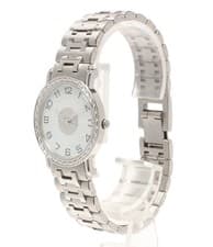 Hermes Watch Sellier Quartz Overhauled White Dial SE3.410 Women's w/Boxed Stand