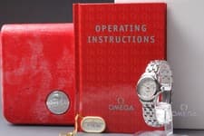 "NEAR MINT+3 w/ Box" Omega Seamaster 120m 2581.70 Shell Quartz Women Watch JAPAN