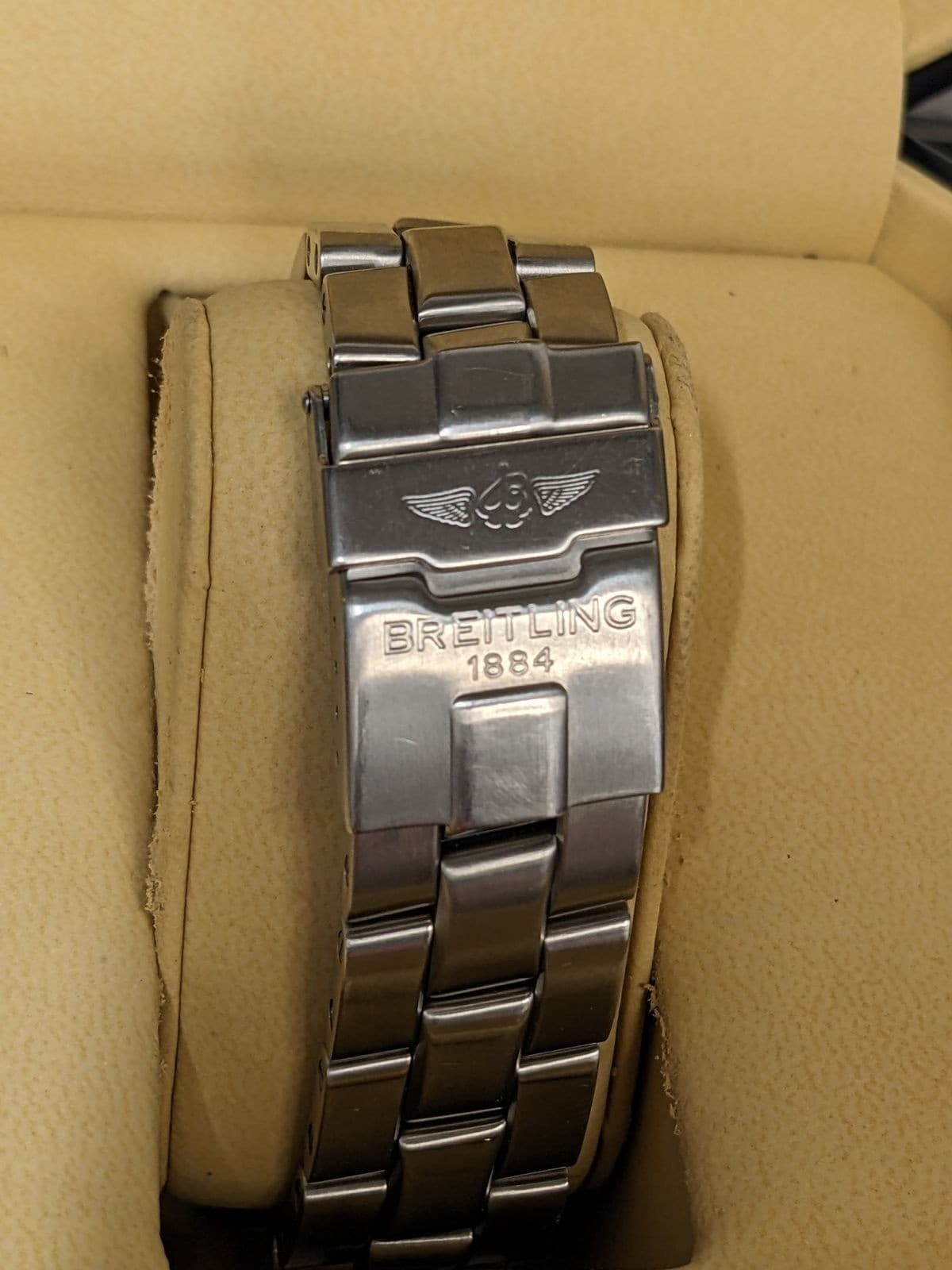 Breitling Superocean Stainless Steel Bracelet Genuine 3 Row Watch Band