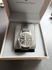 Hamilton Khaki Field Automatic (Mechanical) Men's Watch. Orig Leather Strap