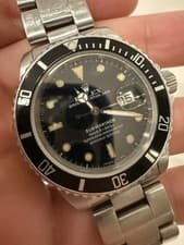 Rolex Submariner Date  16800 40mm Chronometer 300m Black Dial Stainless Steel
