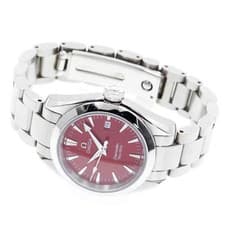 OMEGA SEAMASTER AQUATERRA 2577.60 29mm SS Red Dial Quartz Date #C1587