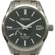 Grand Seiko SBGA149 Spring Drive Men’s Titanium Black Dial Automatic Watch
