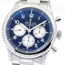 Breitling Navitimer 8 AB0117 Automatic 43mm Box Papers Black;Silver Chronograph