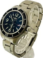 Breitling Superocean 42 A17366 Black Dial Automatic Mens Watch Excellent A6401