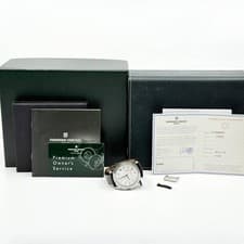 FREDERIQUE CONSTANT Watch Classic 2105352 FC-292MC4P6 White Quartz Leather Men's